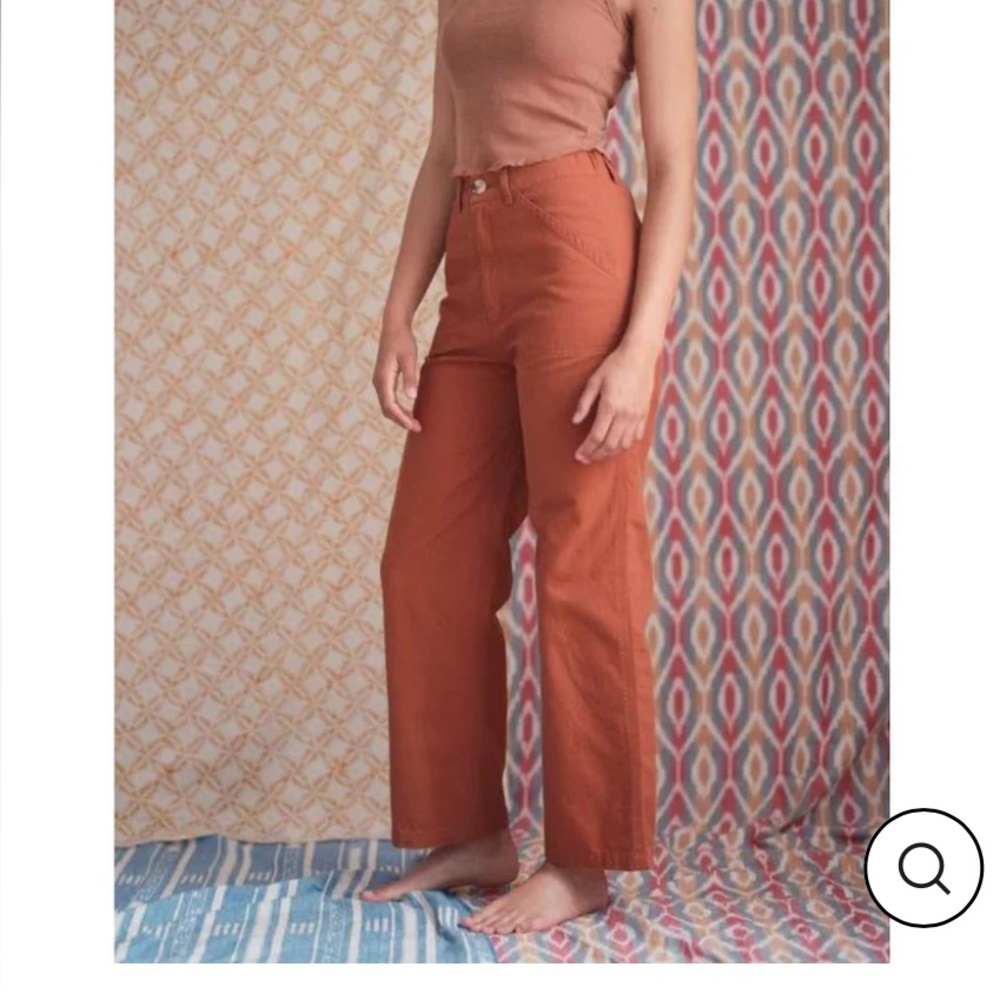 Mollusk Surf Shop Women’s Painter Pants in Cognac